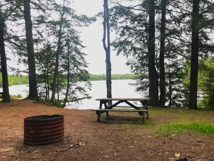 Canoe Lake State Forest Campground