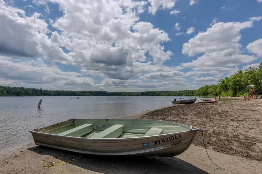 Thompsons Lake Campground At Thacher State Park