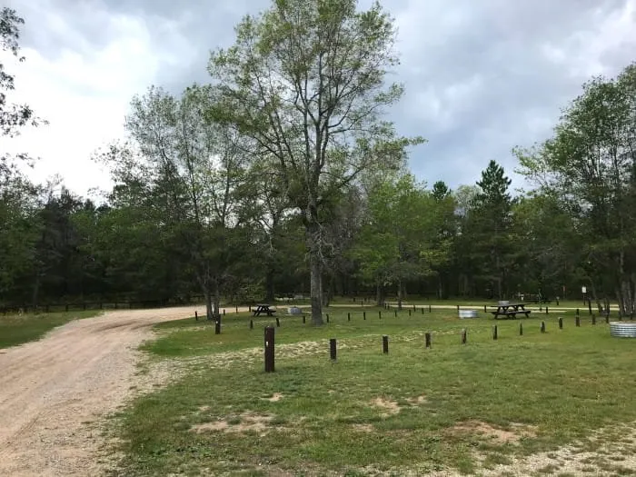 Muskrat Lake State Forest Campground