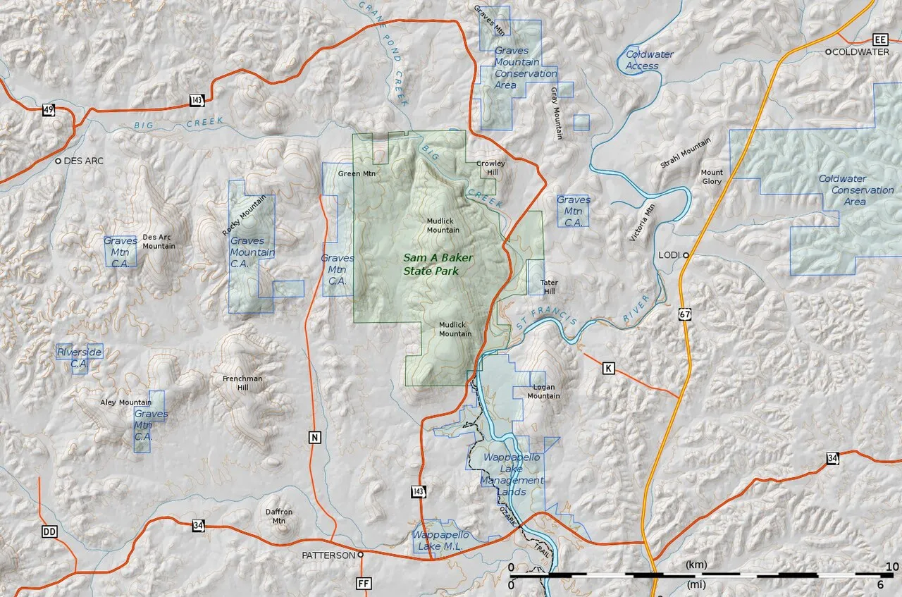 Campground 1 (Sites 44-95 And 195-208)