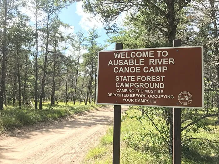 Ausable River State Forest Campground And Canoe Camp
