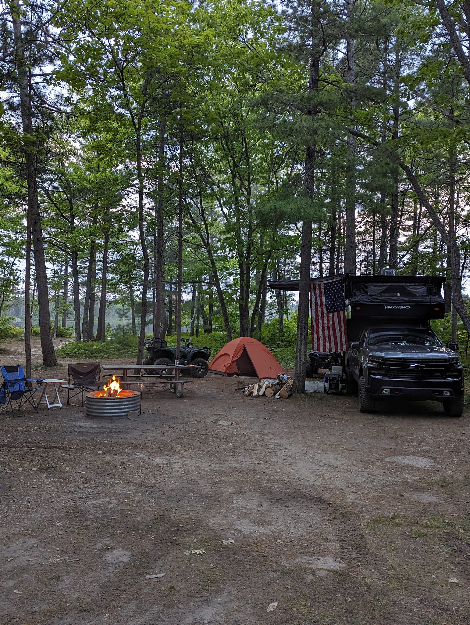 Andrus Lake State Forest Campground