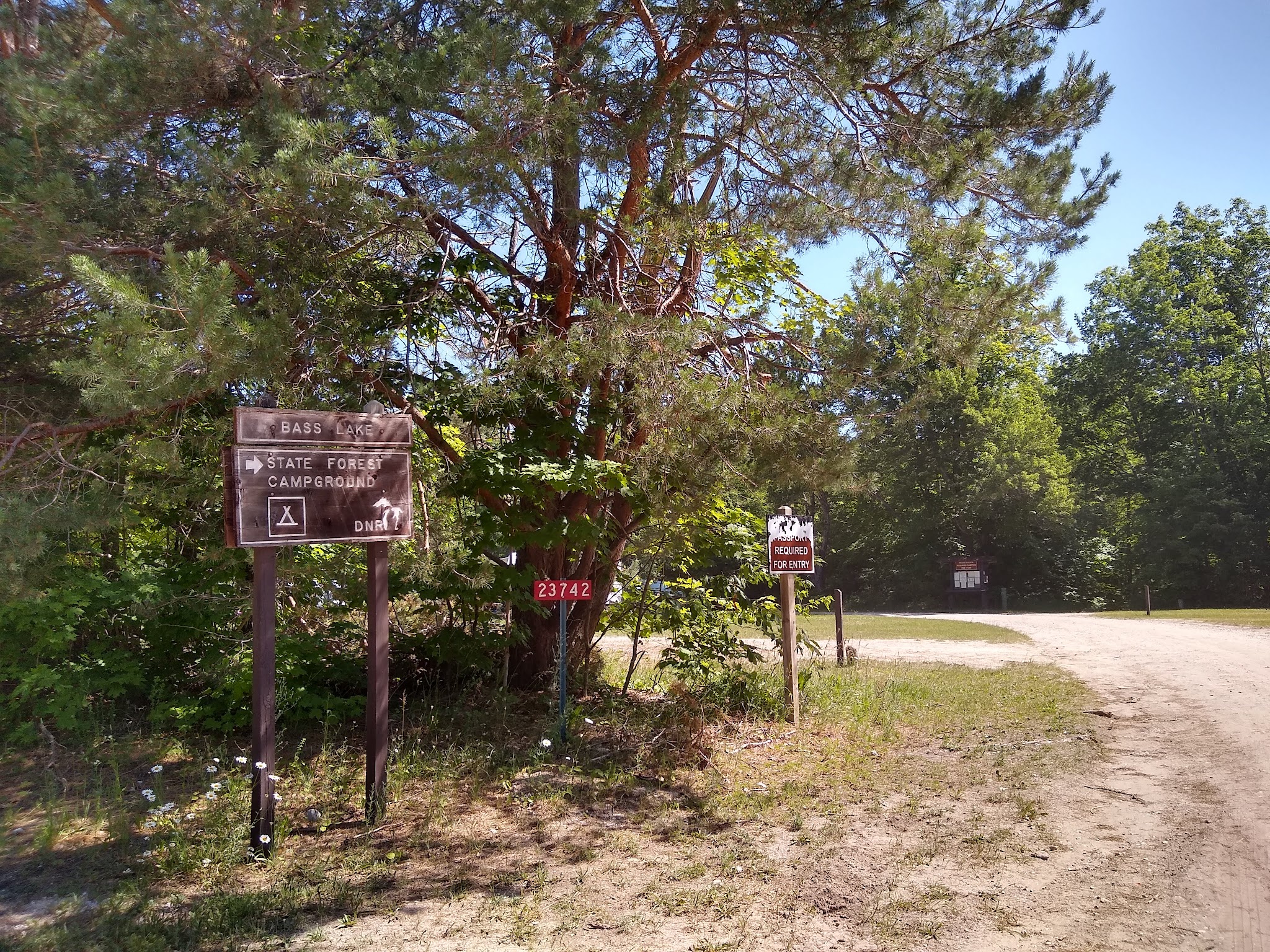 Bass Lake State Forest Campground (Luce)