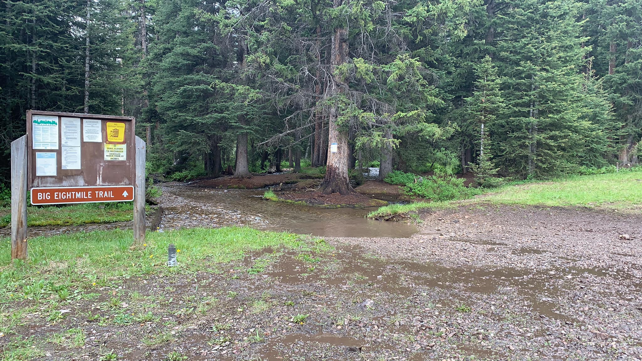 Big Eightmile Campground/Trailhead