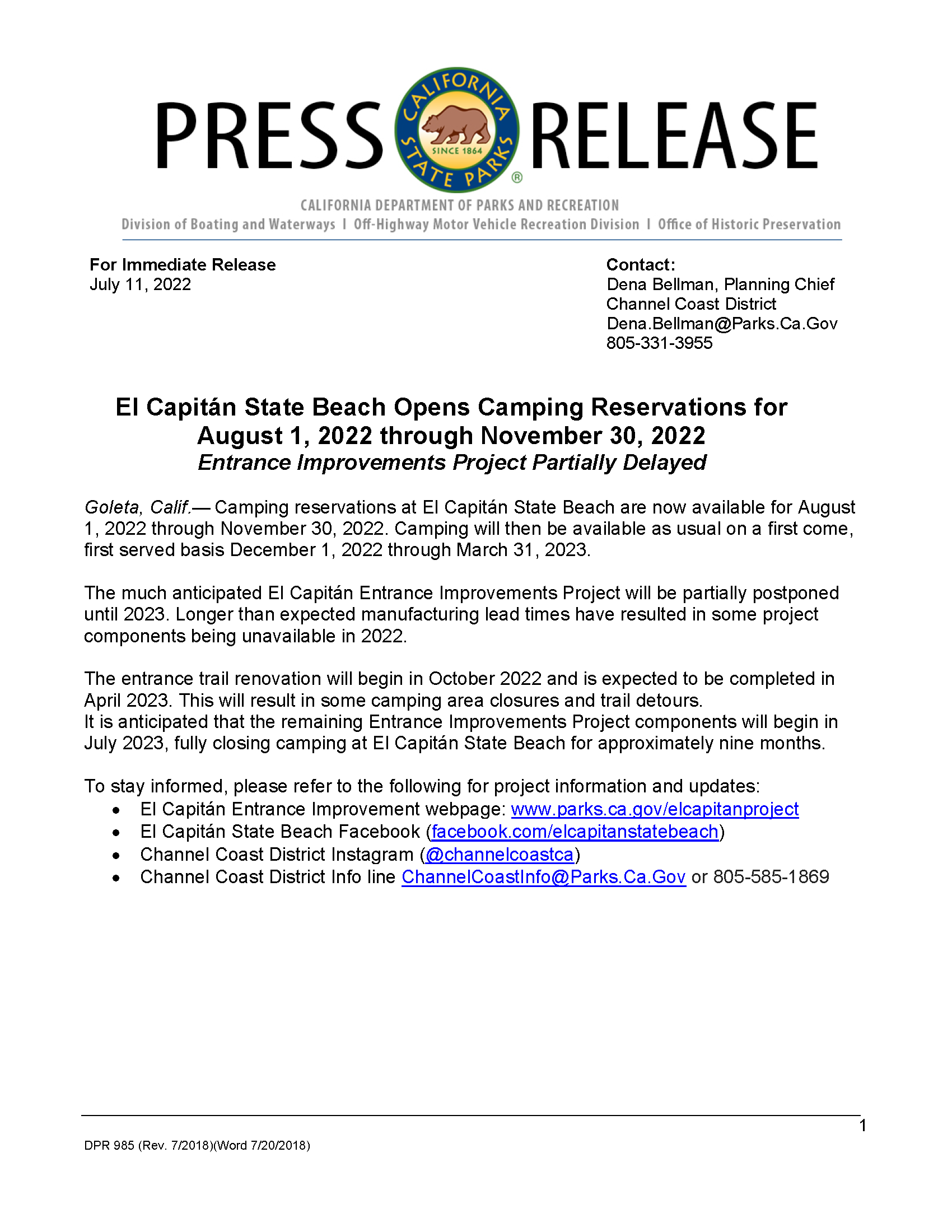 California State Parks