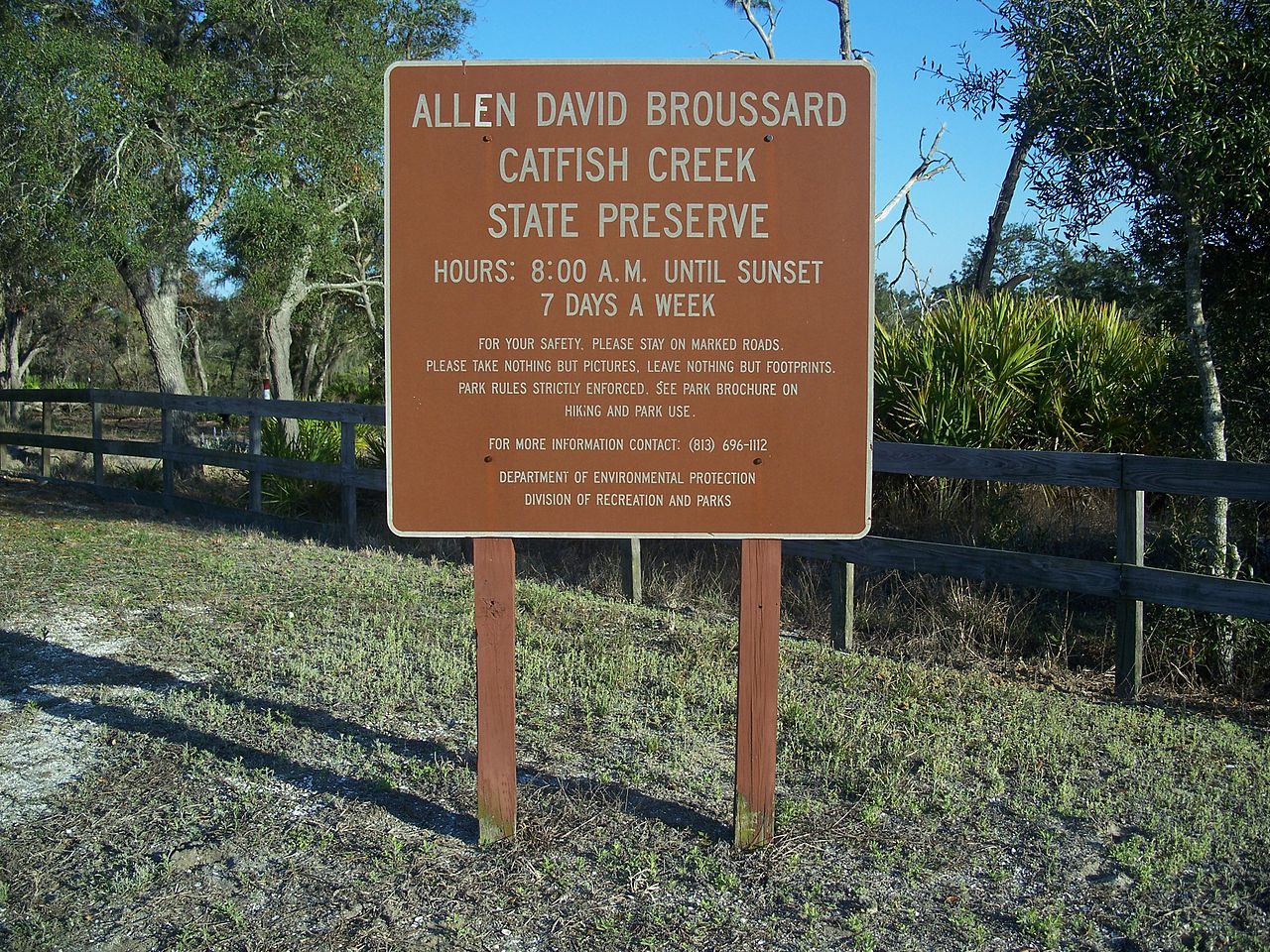 Catfish Creek Preserve State Park Campground