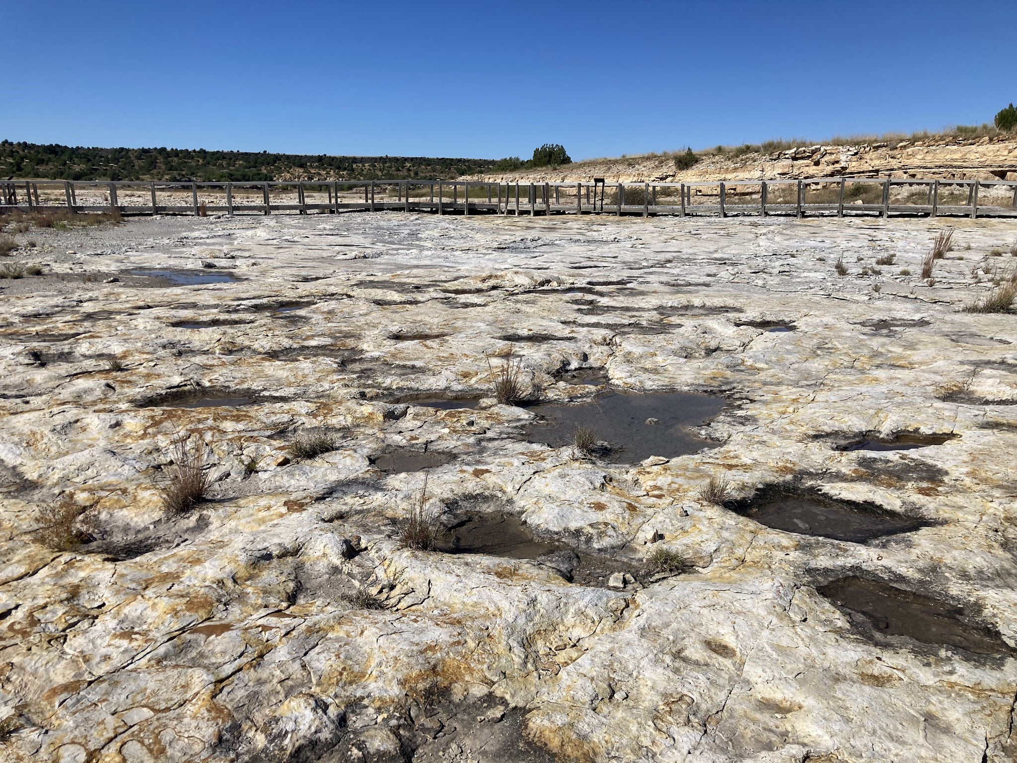 Clayton Lake State Park And Dinosaur Trackways