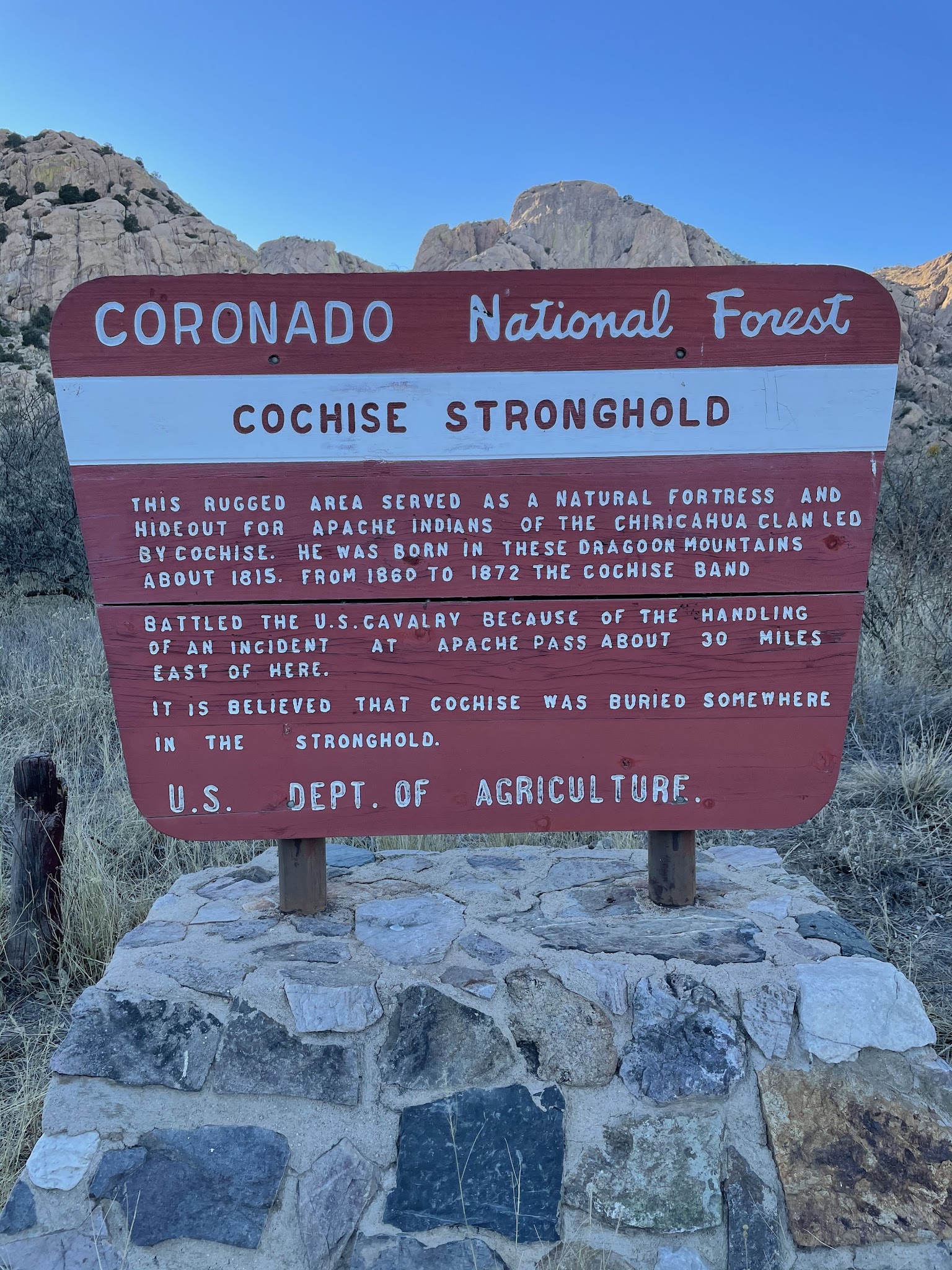 Cochise Stronghold Campground