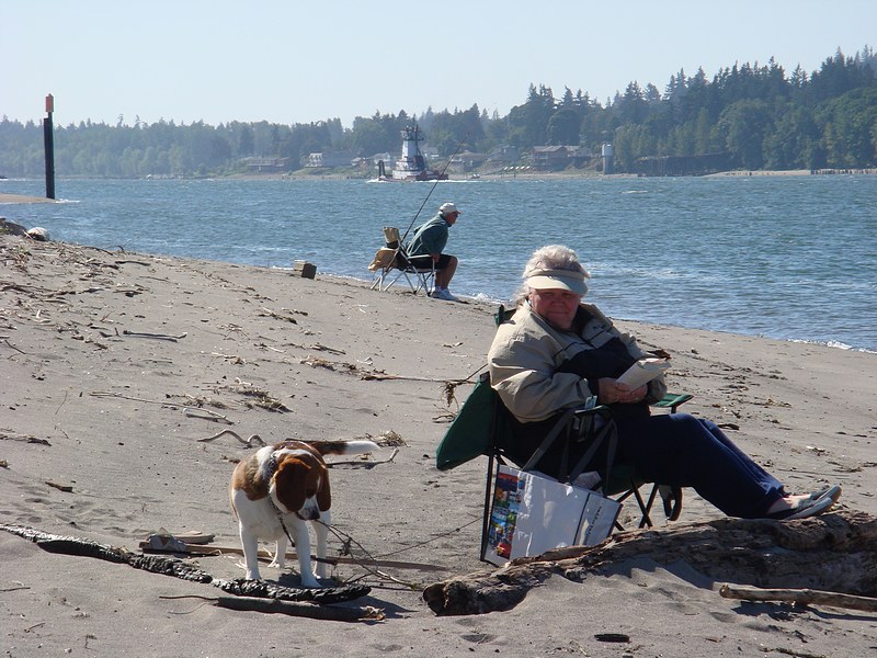 Columbia River Shoreline B Natural Sup Campground