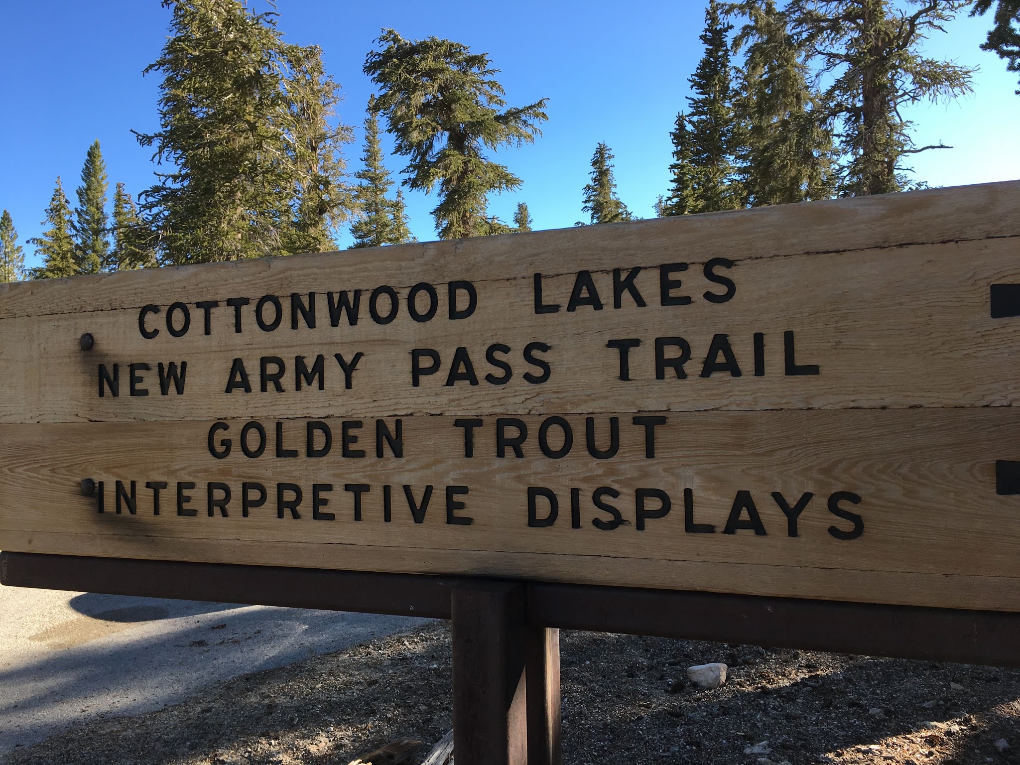 Cottonwood Lakes Walk In Campground
