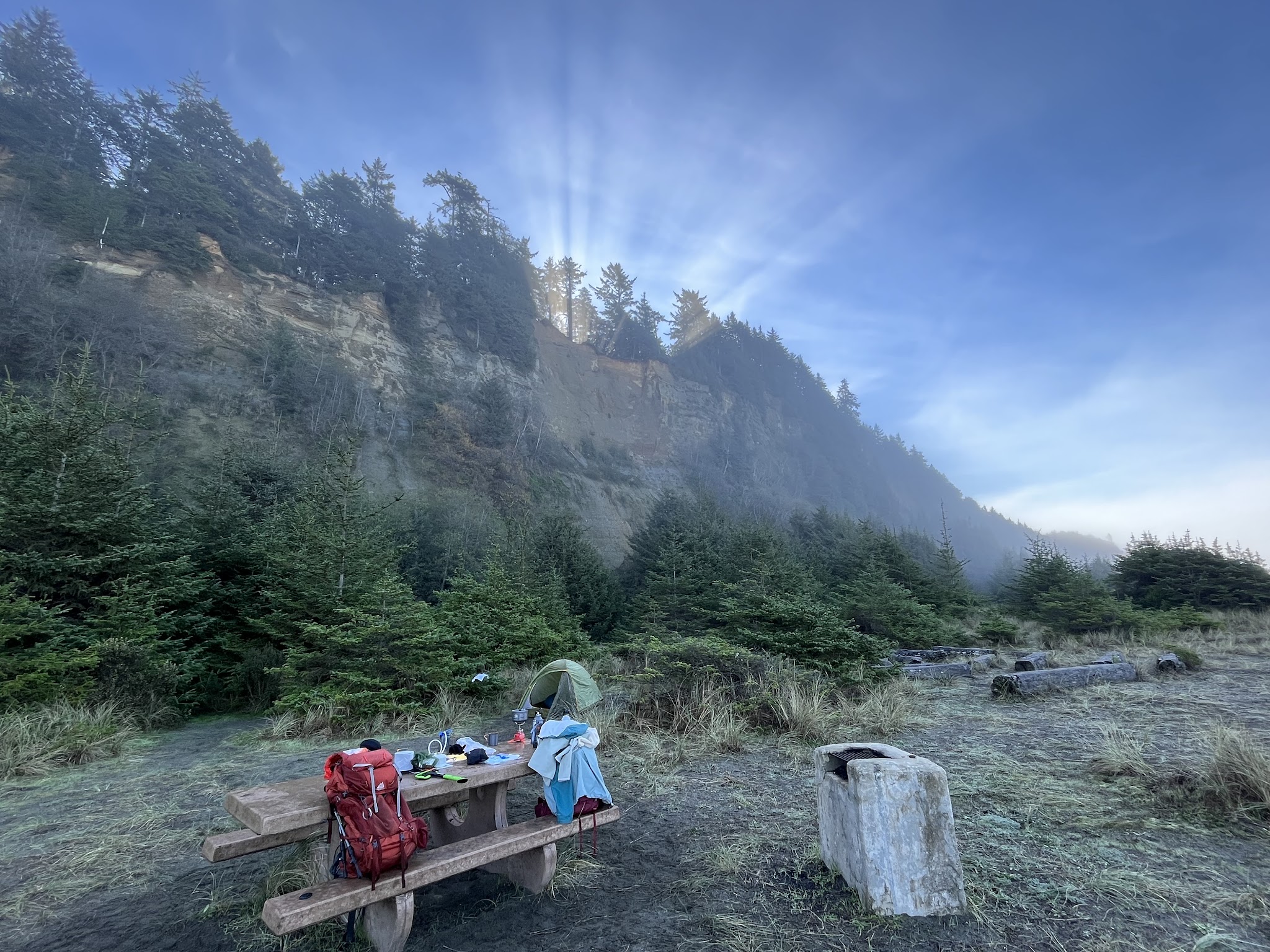 Gold Bluff Beach Campground