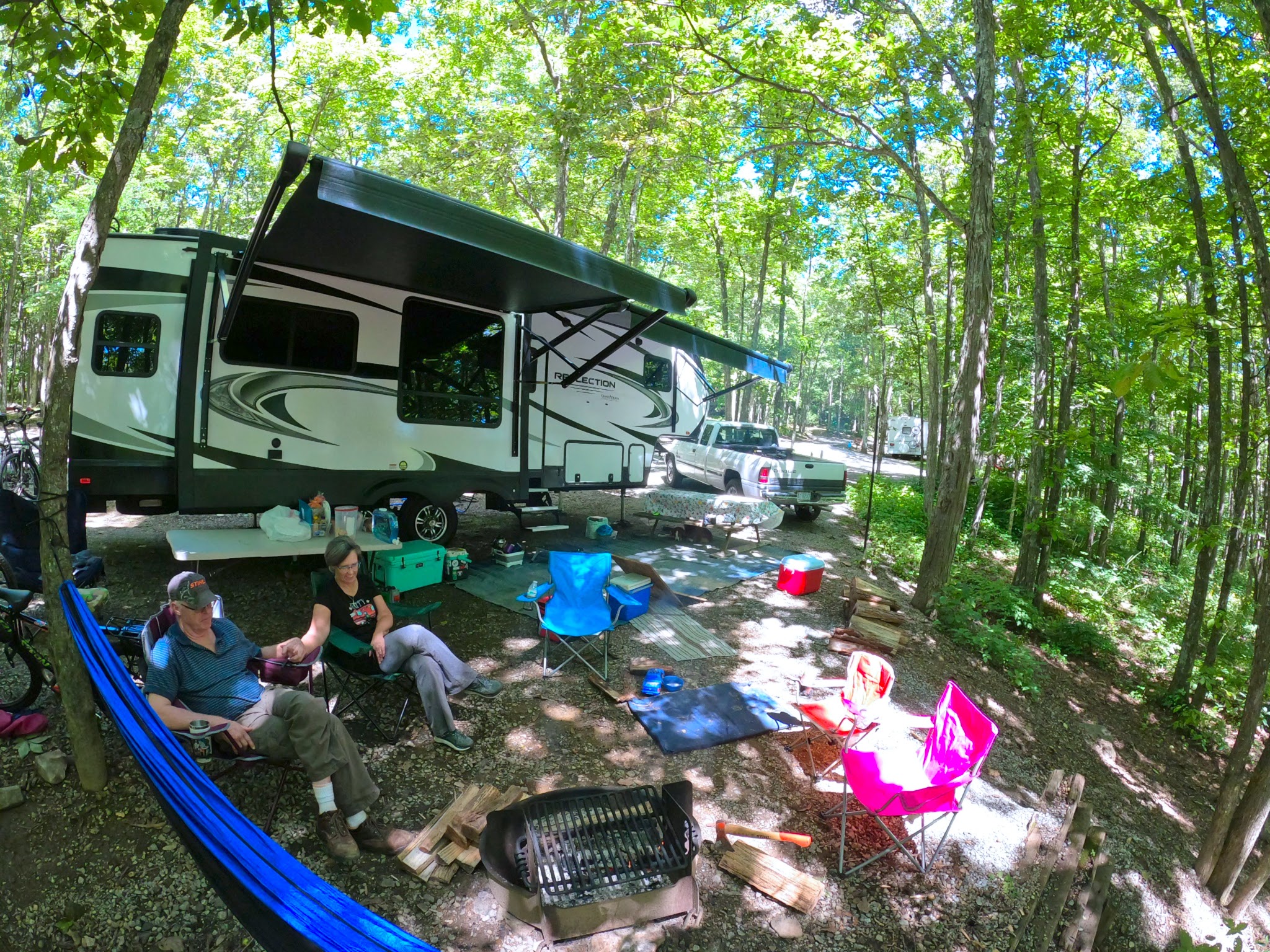 Backpack Parking Campground
