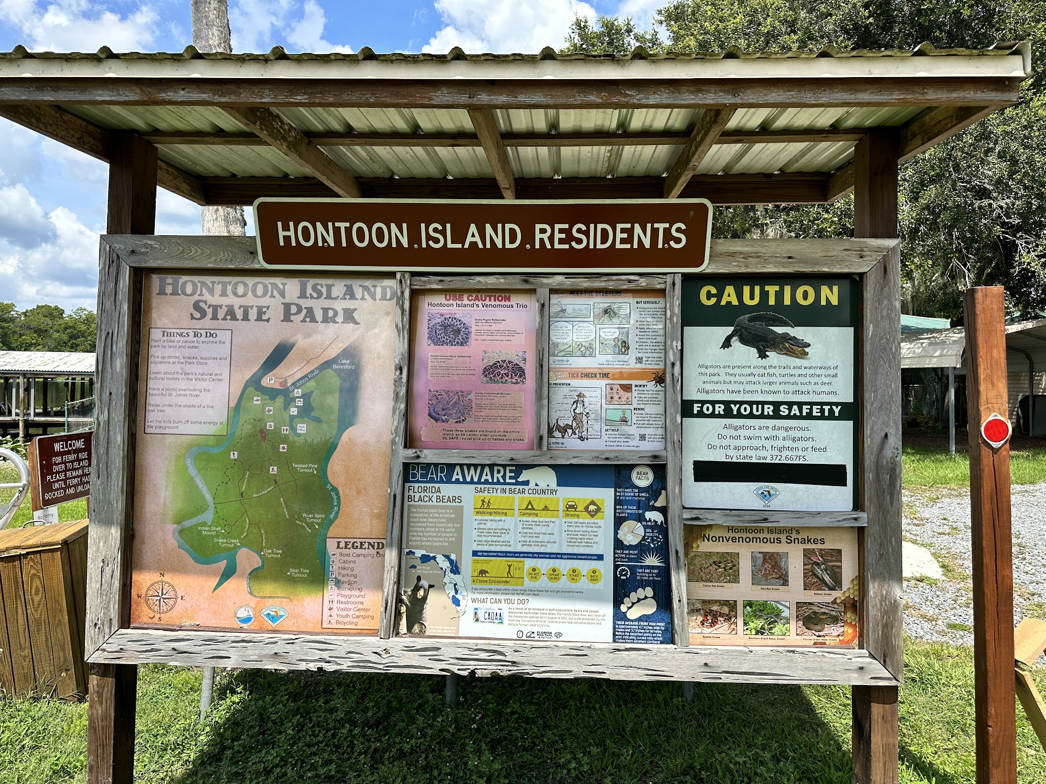 Hontoon Island State Park Campground