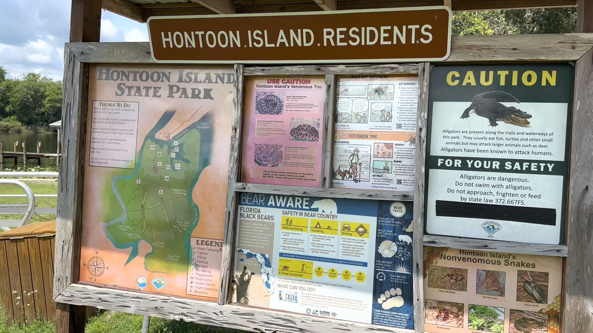 Hontoon Island State Park Campground