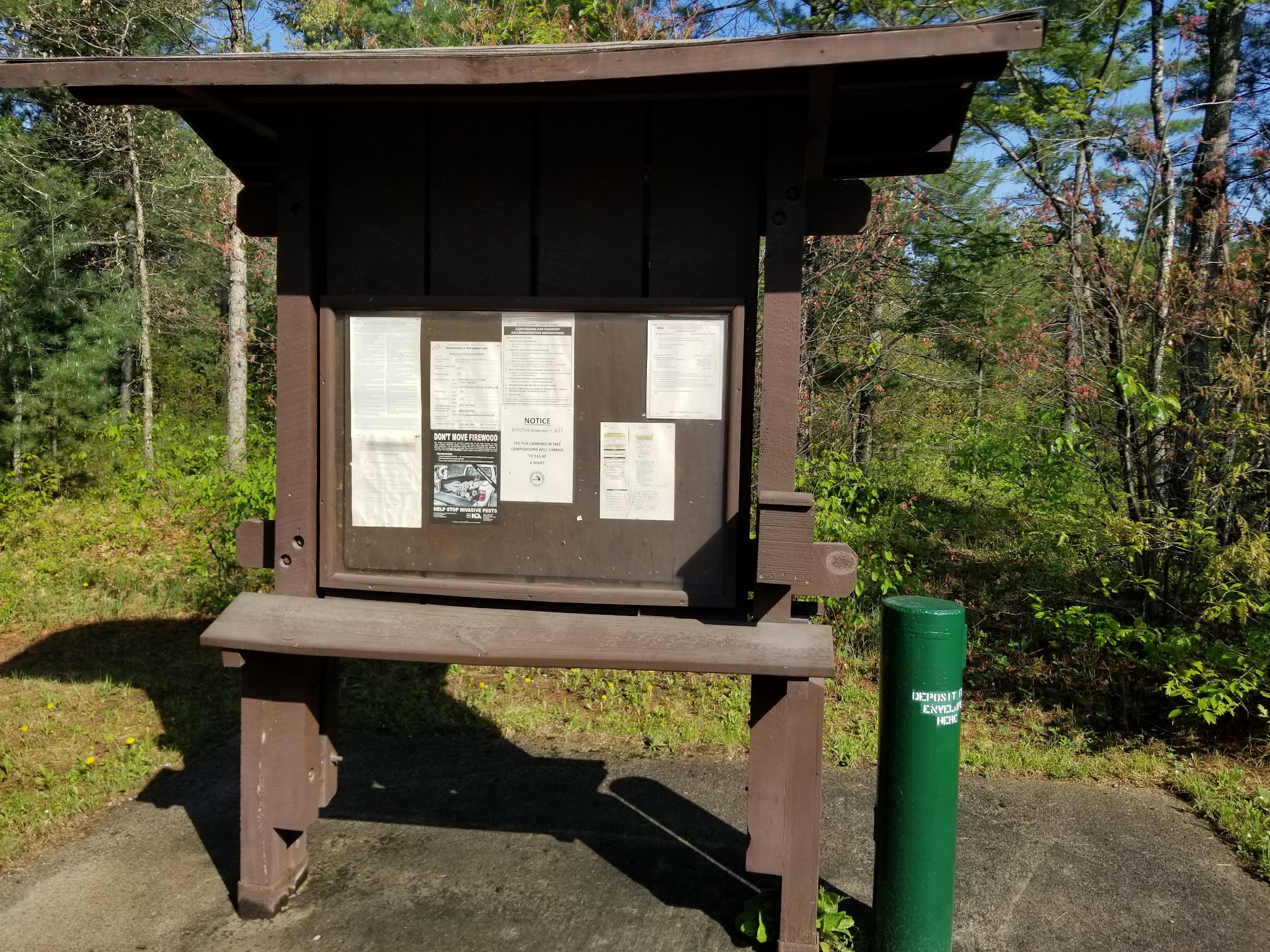 Jones Lake State Forest Campground