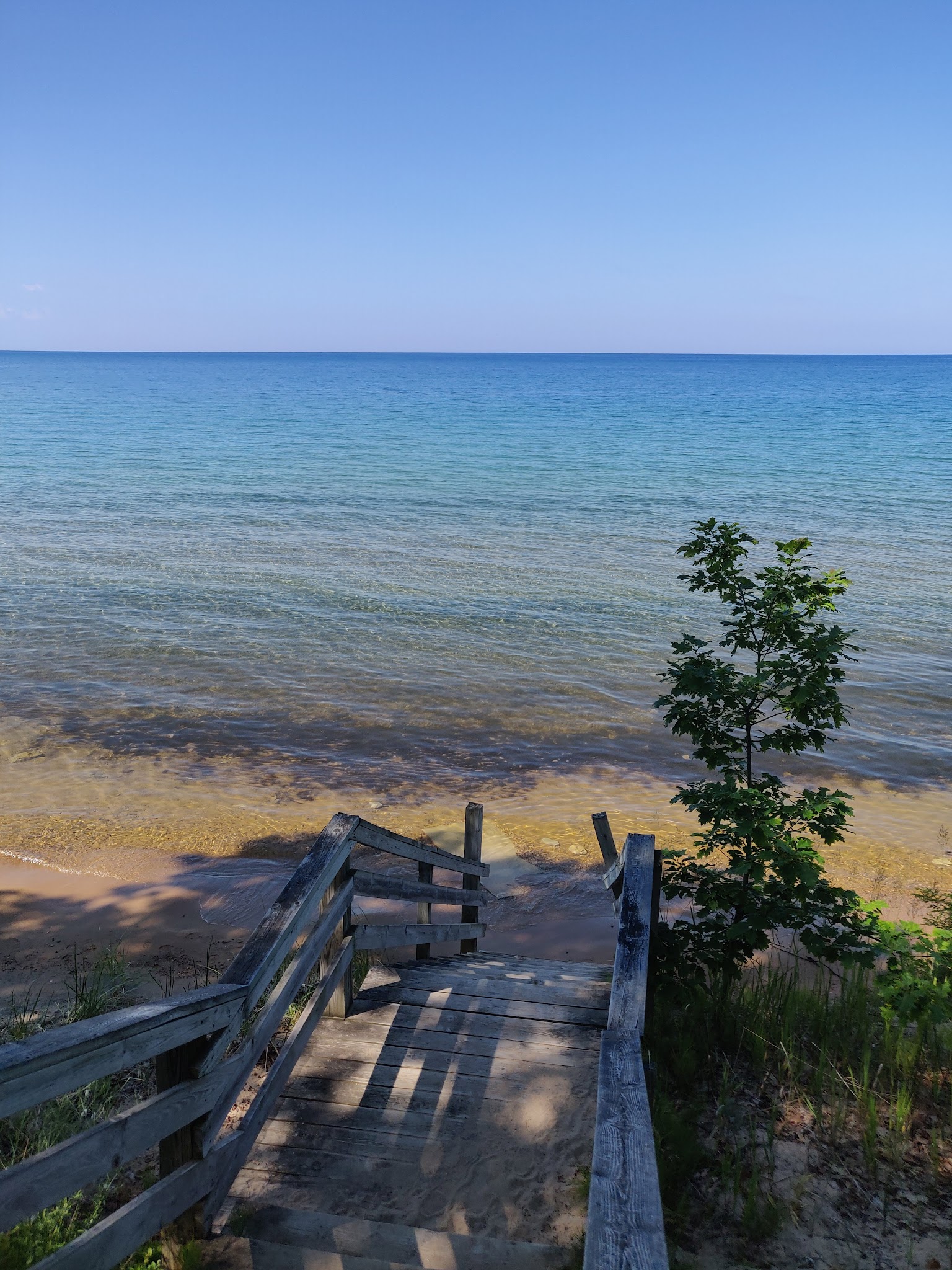 Lake Michigan At St. Ignace