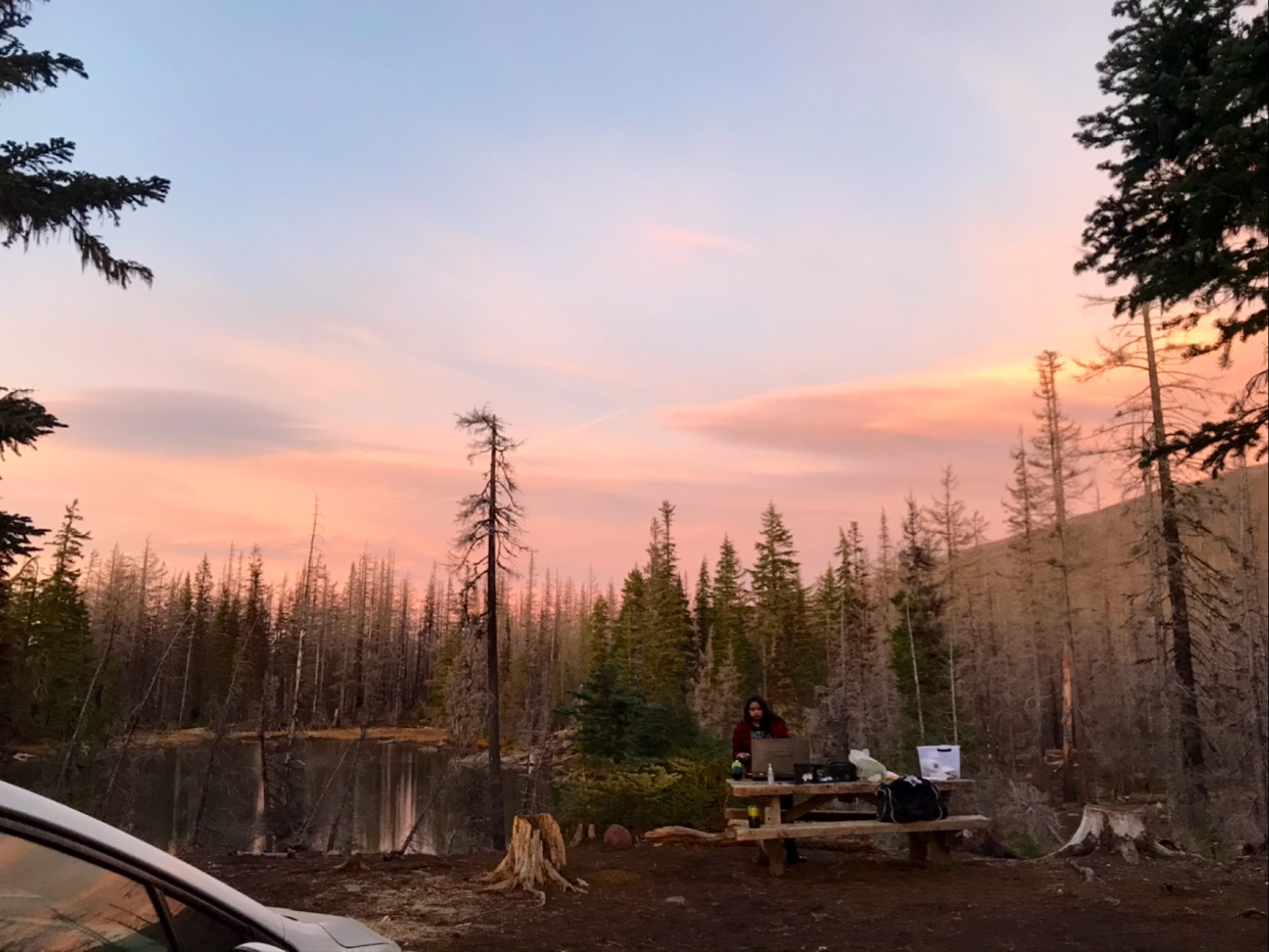 Lava Camp Lake Campground