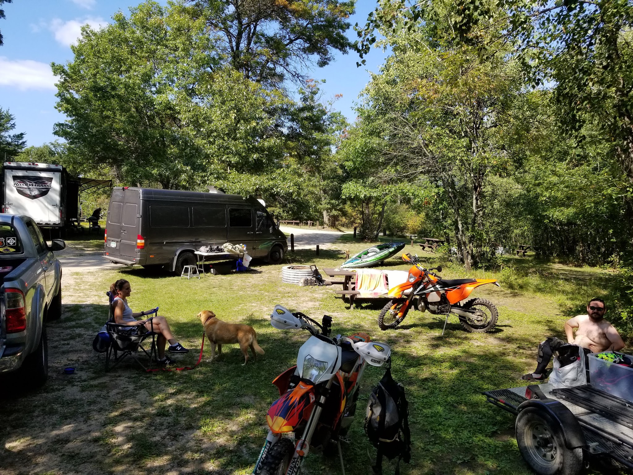 Muskrat Lake State Forest Campground