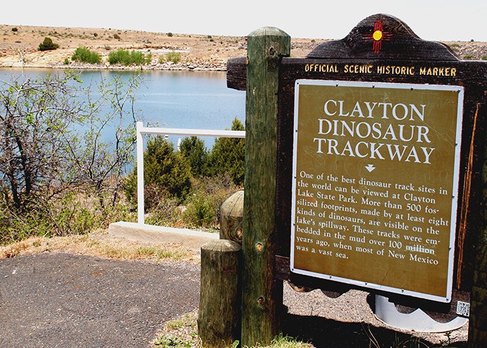 Clayton Lake State Park And Dinosaur Trackways