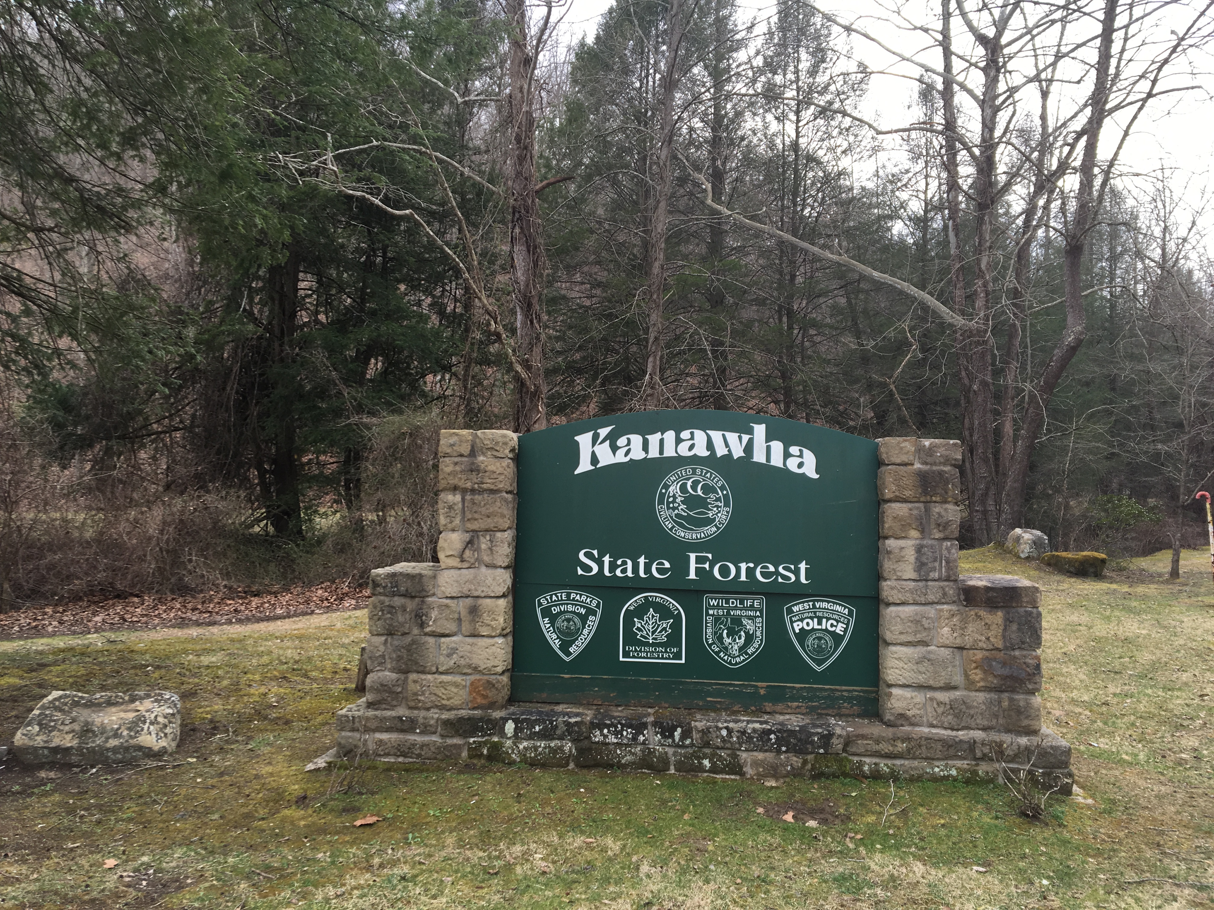 Kanawha State Forest Campground Entrance Campground