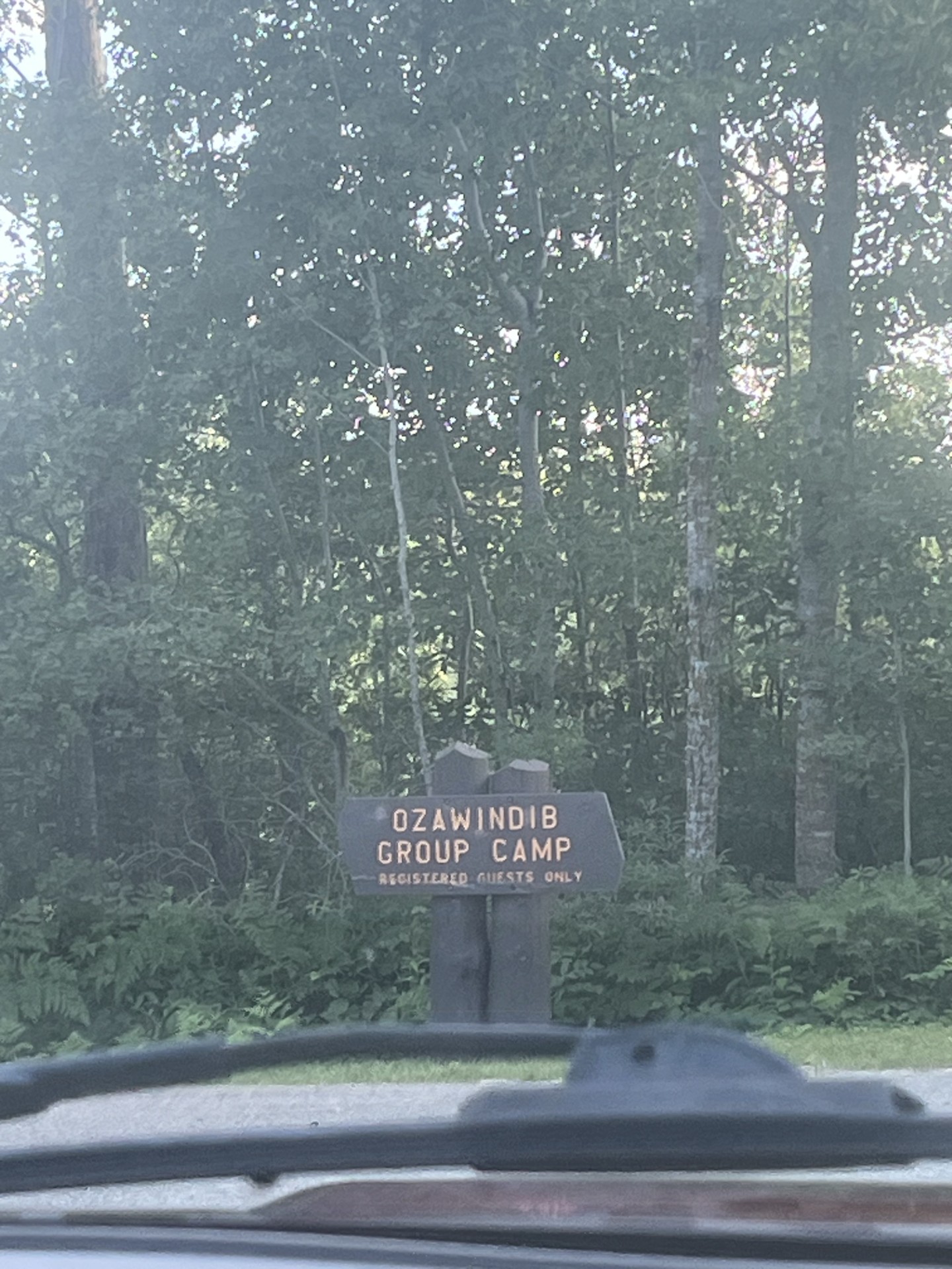 Lake Ozawindib Group Center Campground