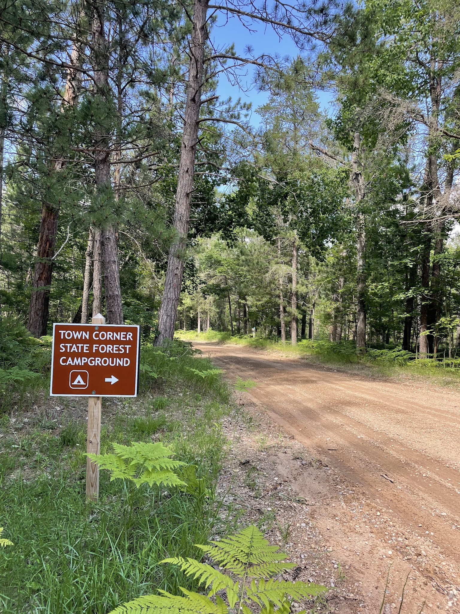 Town Corner Lake State Forest Campground