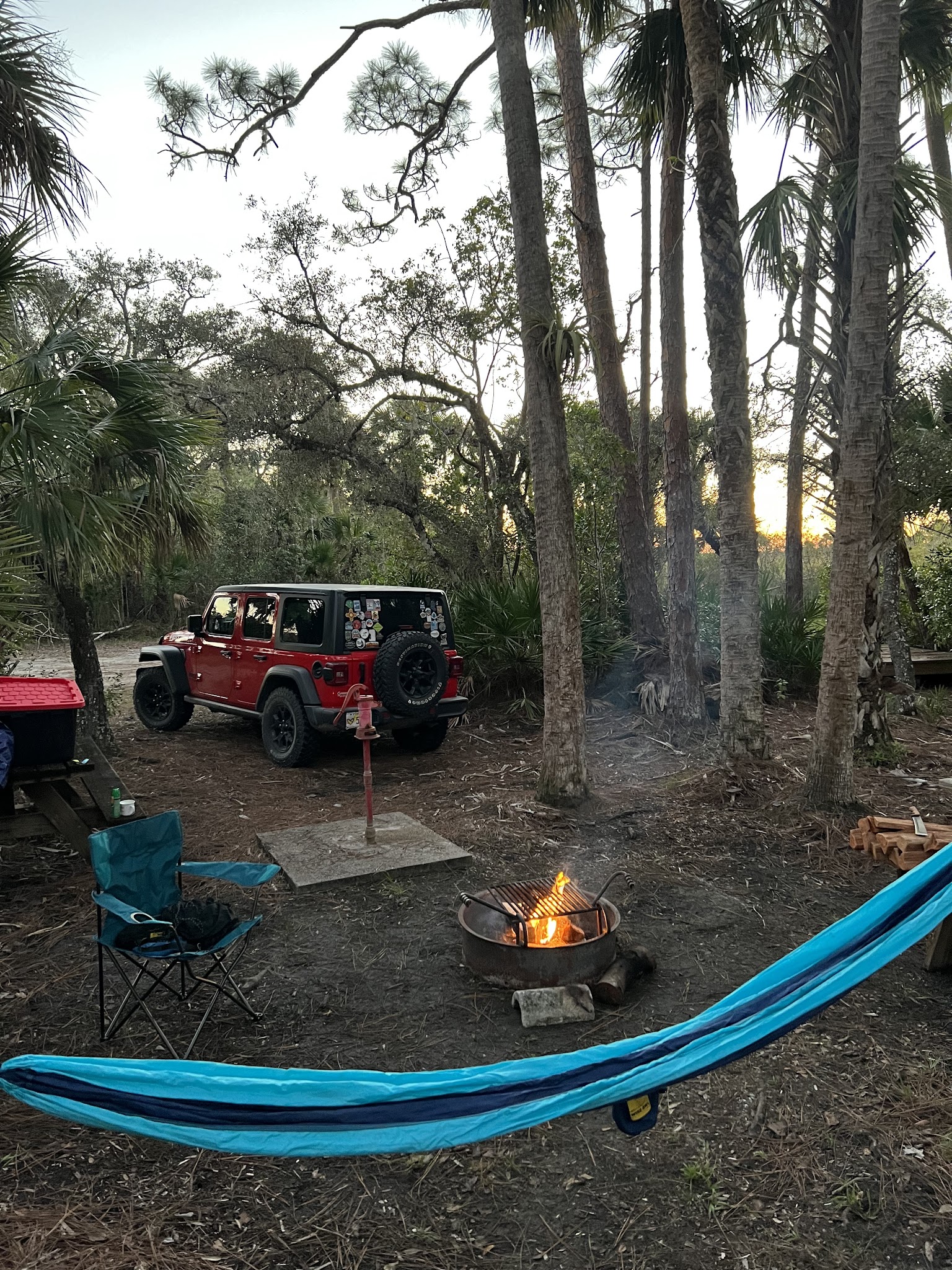 Wildcow Primitive Group Camp Okaloacoochee Slough State Forest 