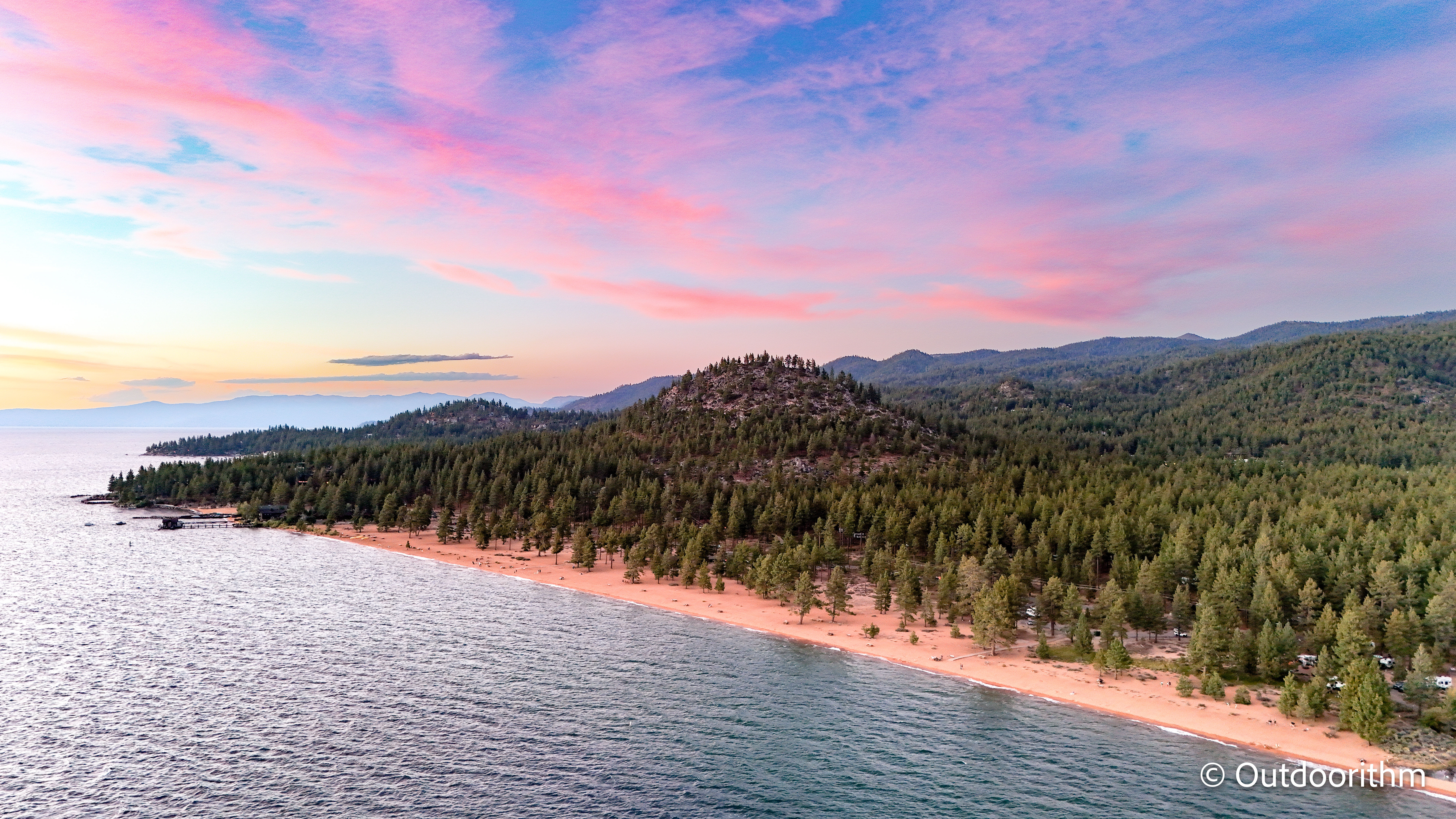 Nevada Beach at Lake Tahoe - pristine public lands camping