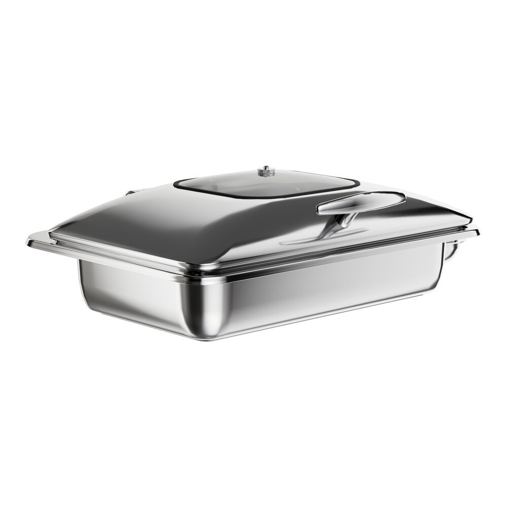 Acopa Voyage 8 Qt. Full Size Stainless Steel Induction Chafer