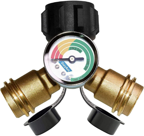DOZYANT Propane Tank Y Splitter Adapter