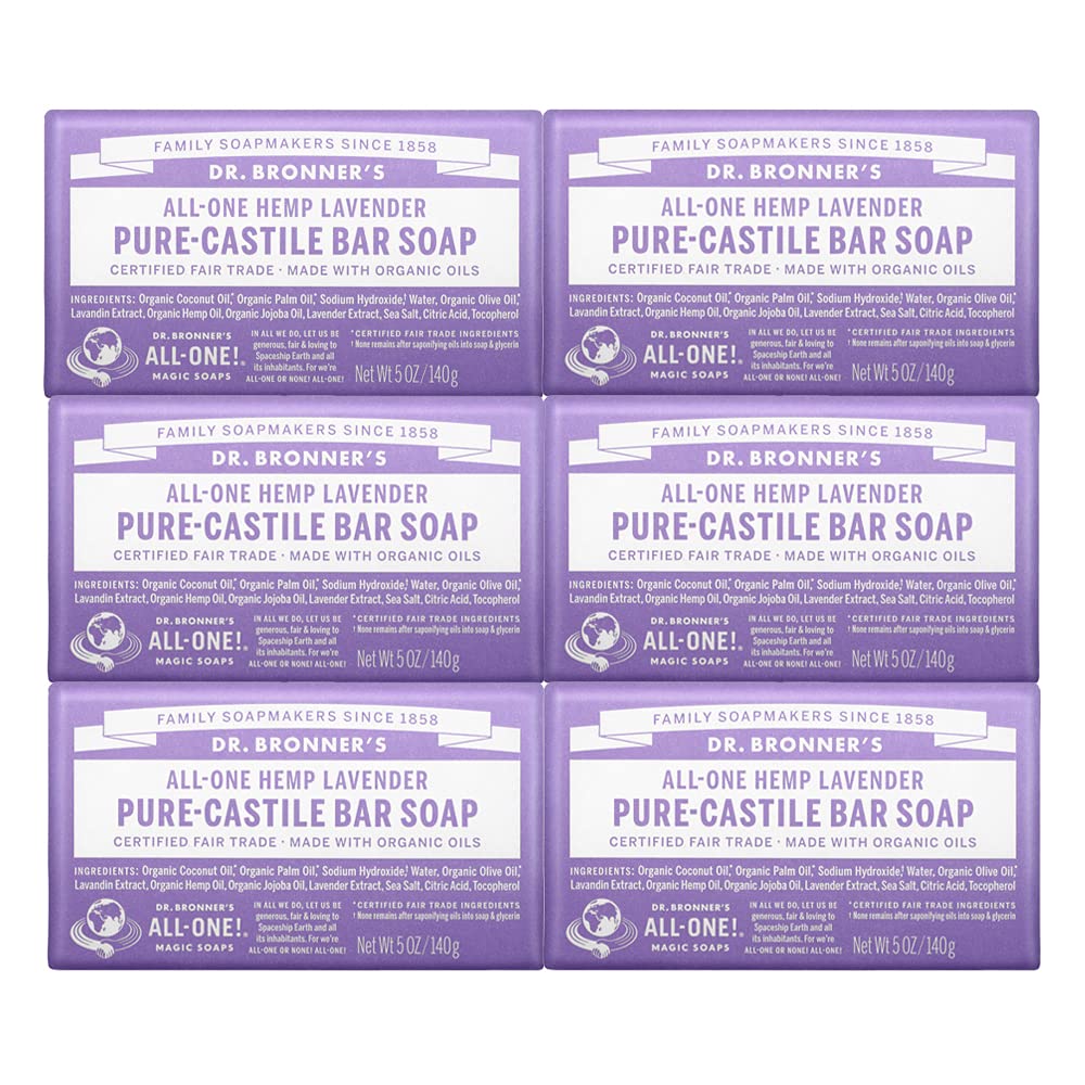Dr. Bronner's Pure-Castile Bar Soap
