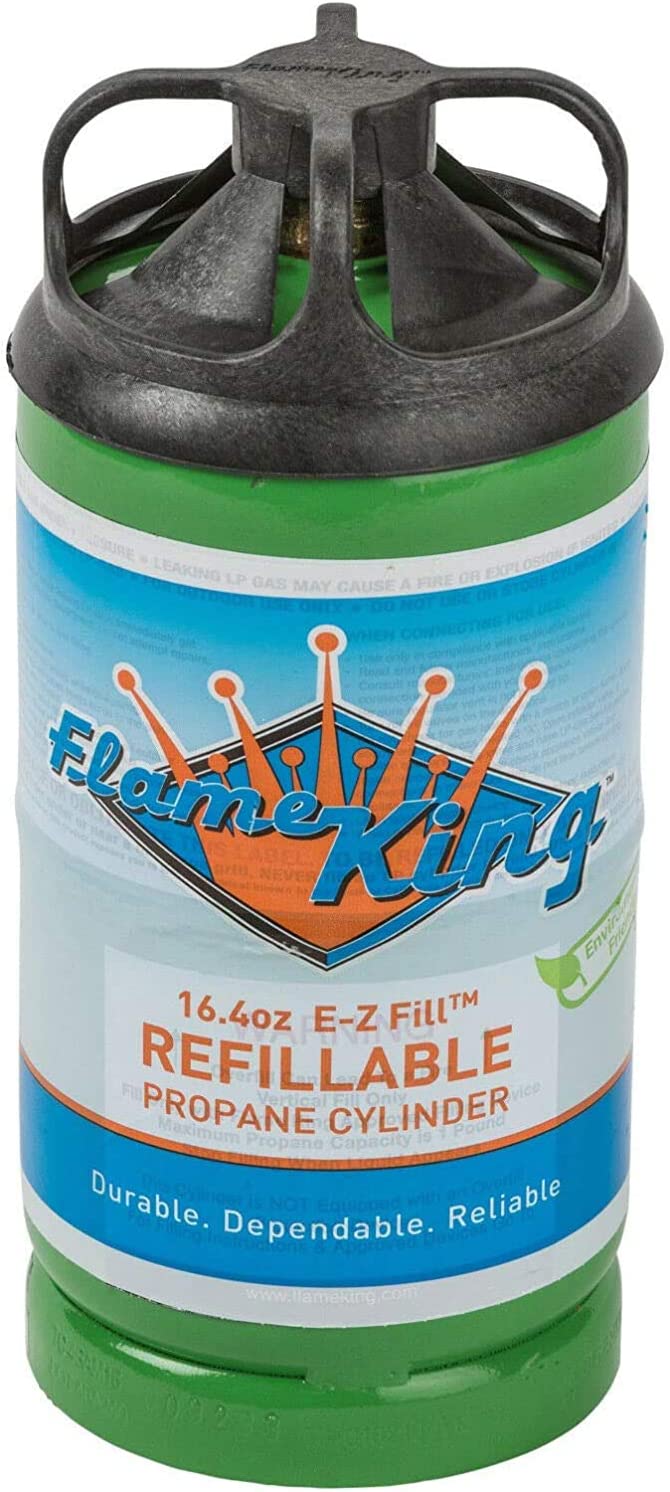 Flame King Refillable Propane Cylinder Tank 1lb