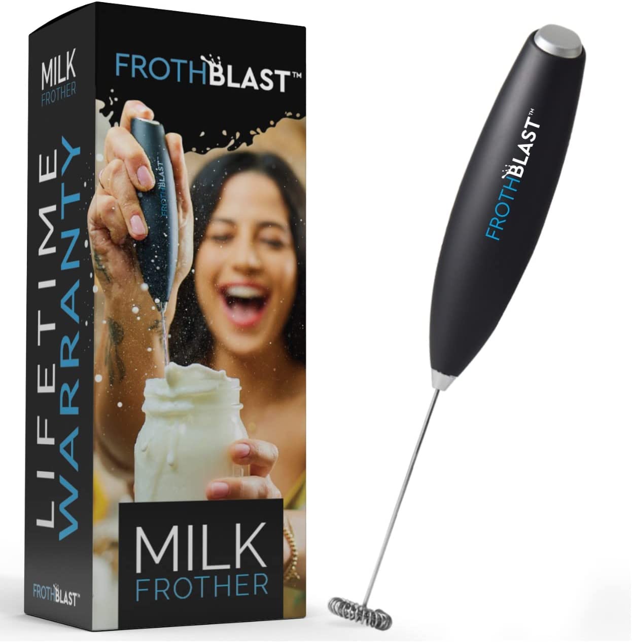FrothBlast Milk Frother Handheld