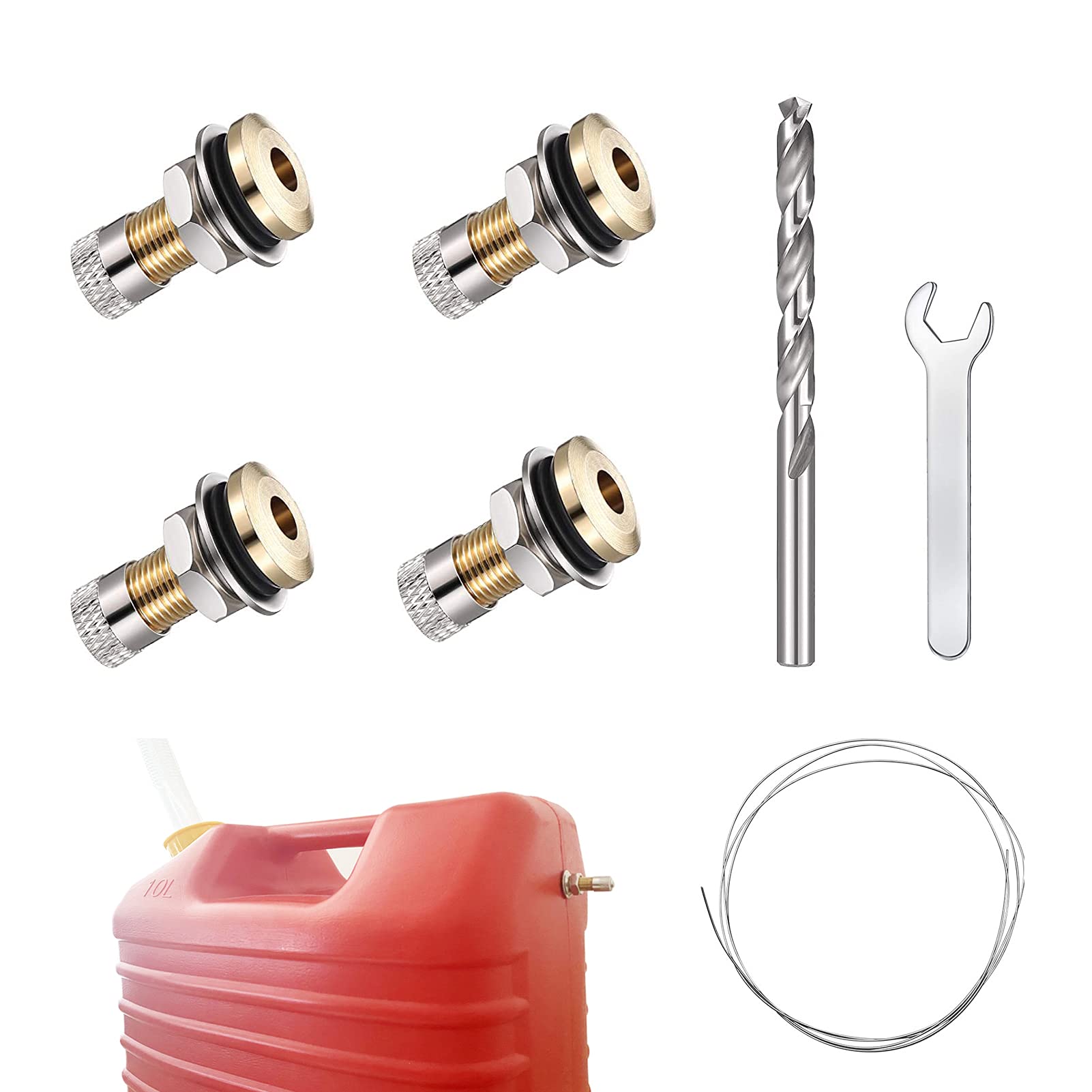 Gas Can Vent Cap Replacement (4-Pack)