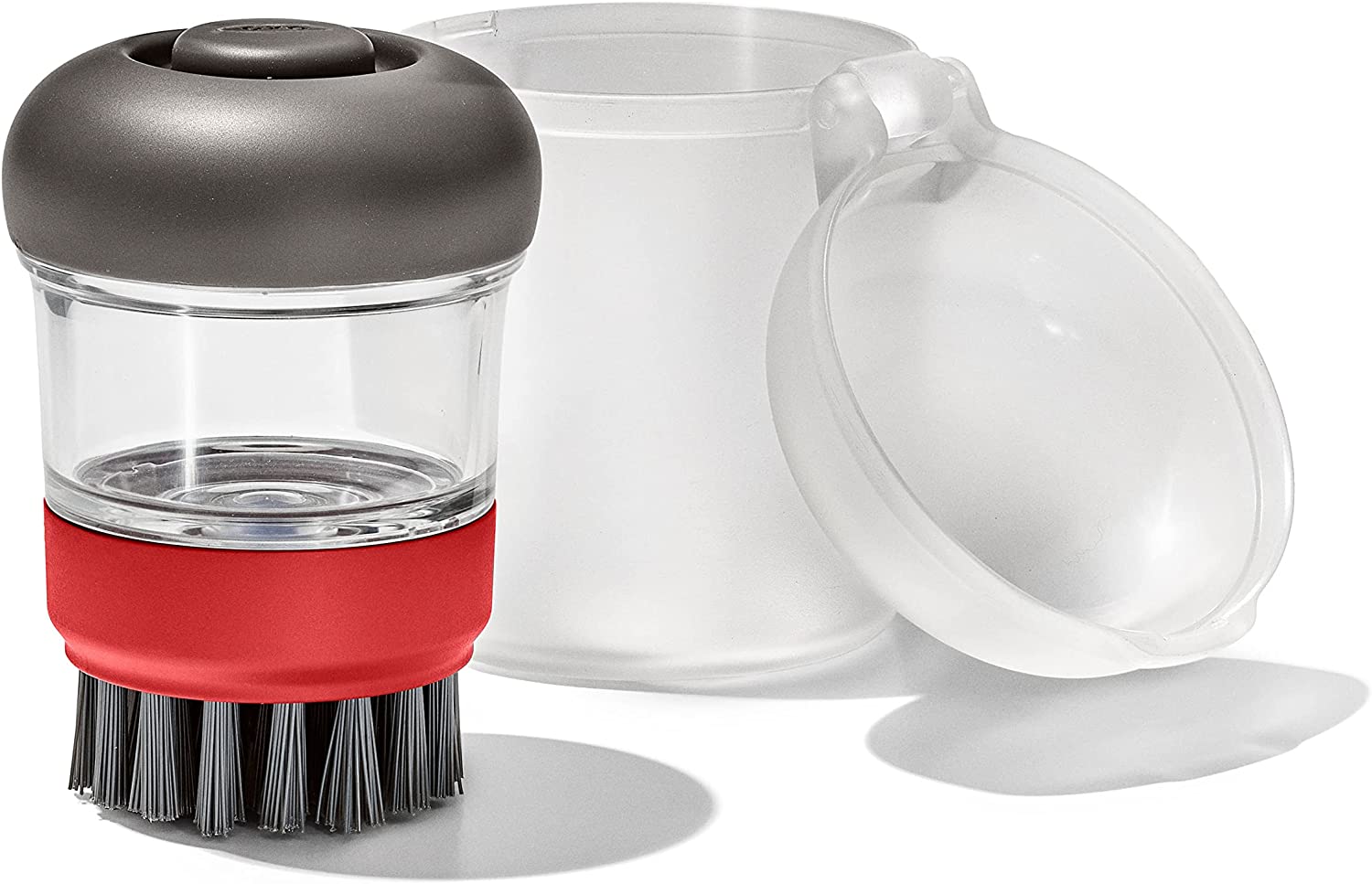 OXO Soap-Dispensing Brush with Storage Case