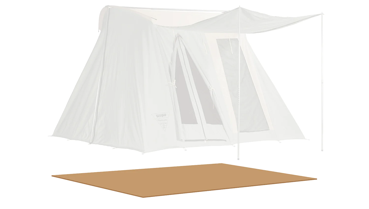Springbar Tent Heavy-Duty Ground Tarp 10x14