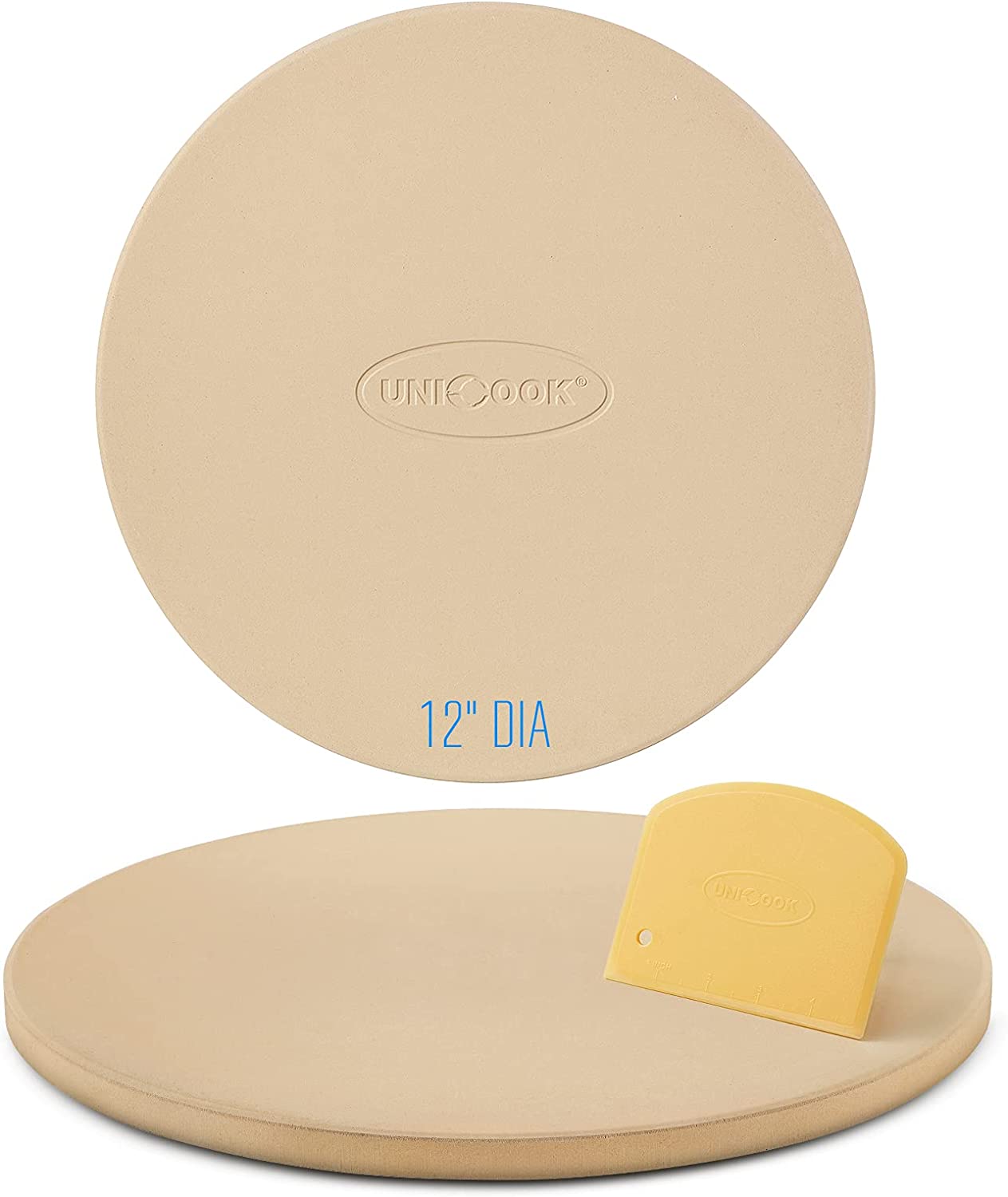 Unicook 12 Inch Round Pizza Stone