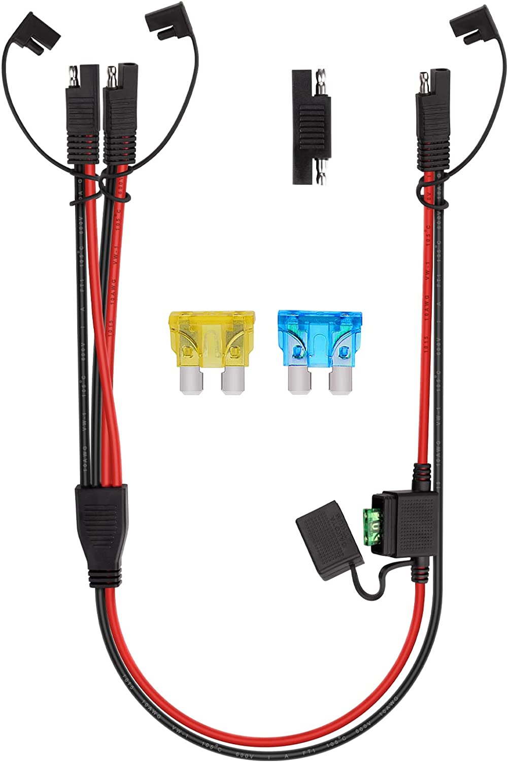 iGreely 10 Gauge SAE Spliiter Extension Cable