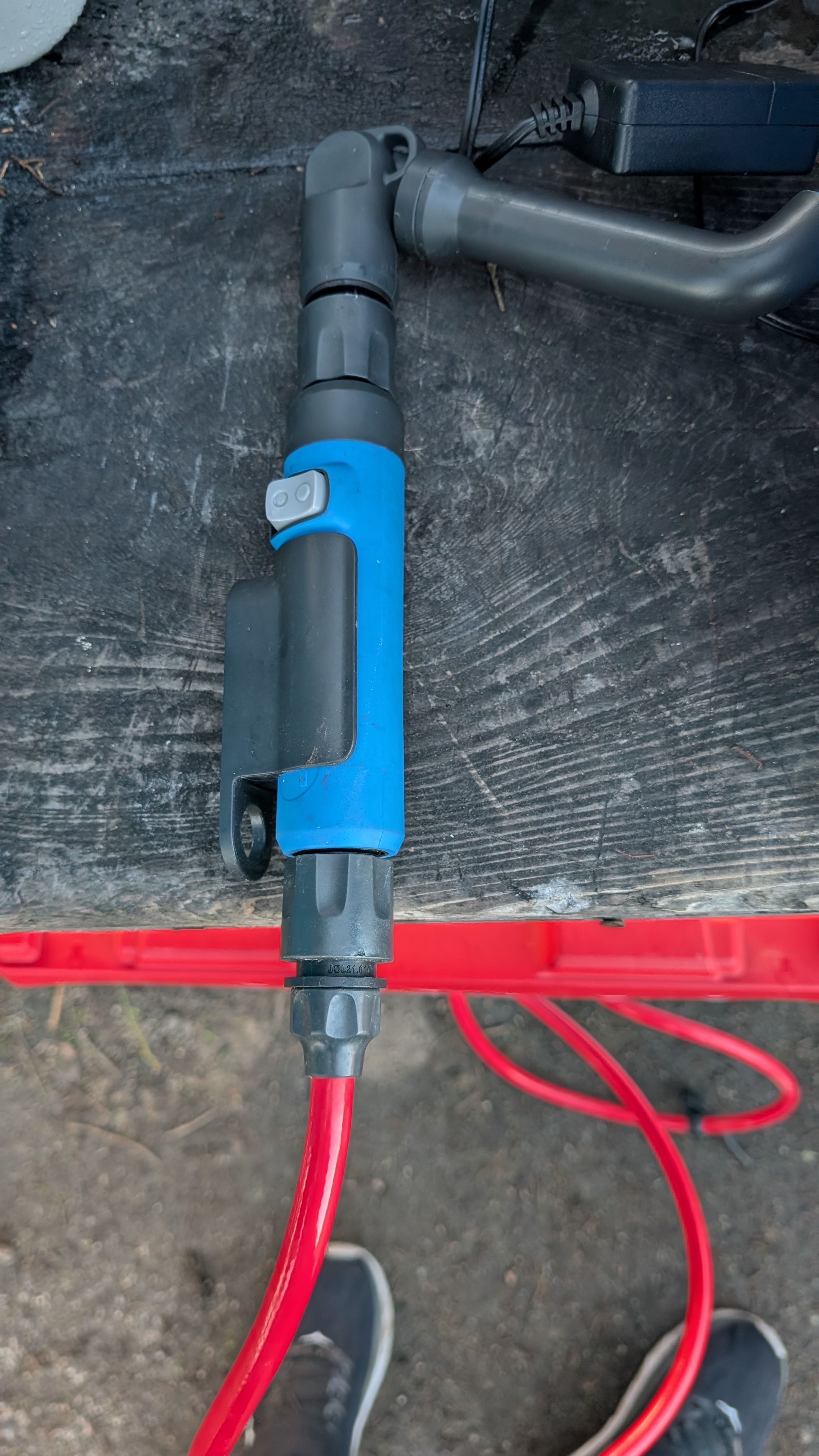 Photo of mixing valve and faucet assembly with on-off switch